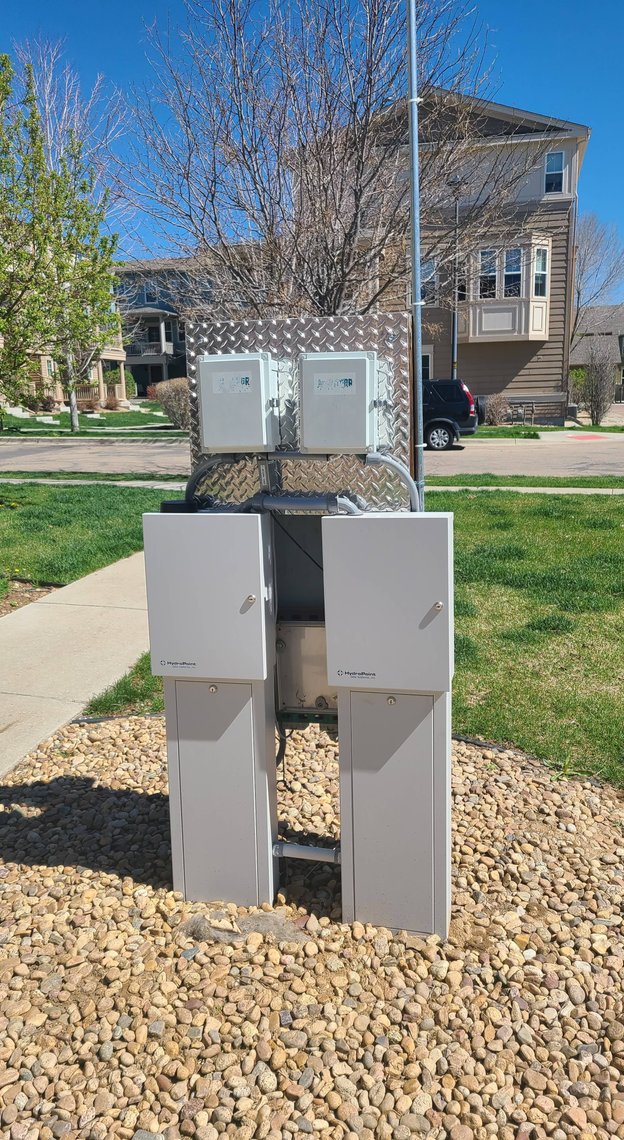 Commercial irrigation system installation for business property in Denver Colorado